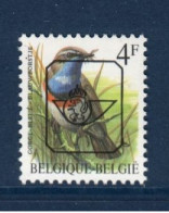 Belgique België, **, Yv Preo  496, Mi 2373xV, Gorgebleue à Miroir,, - Sobreimpresos 1986-96 (Aves)