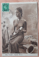 Africa Orientale Ragazza Abissina 1948 1° Giorno Di Emissione B.M.A. Eritrea - Africa