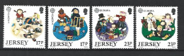 Timbre De Europa Neuf ** Jersey N 474 / 477 - 1989