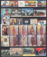 INDIA 2023 YEAR PACK , All 74 Stamps Issued Including Ex MS/SS Complete Year Lot. MNH(**) - Nuevos
