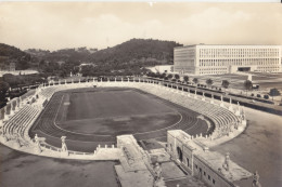 Cartolina Roma - Foro Italico - Stadio Dei Marmi E Ministero Degli Esteri - Stadia & Sportstructuren