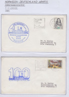 Germany  FS Gauss 1987 2 Ccovers (GF181) - Navires & Brise-glace