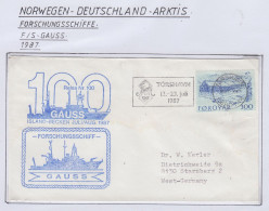 Faroer Islands FS Gauss 1987 Cover (GF181A) - Poolshepen & Ijsbrekers