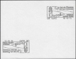 France 1975. Épreuve D'empreinte SECAP. Le-Luc-en-Provence, Eaux Minérales, Vignobles. Tirage 3 Ex. - Vinos Y Alcoholes