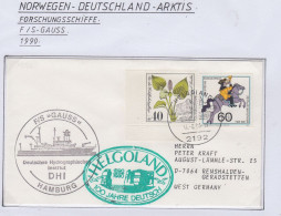 Germany  FS Gauss 1990 Cover (GF182) - Barcos Polares Y Rompehielos