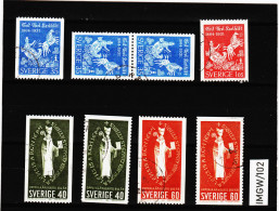 IMGW/102 SCHWEDEN 1964  Michl  515/18  Gestempelt / Entwertet  ZÄHNUNG Und STEMPEL SIEHE ABBILDUNG - Usados