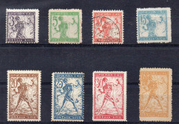 XP4073 - SLOVENIA YUGOSLAVIA 1919 , Serie Mista Usati/linguellati */us - Unused Stamps