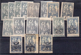 EDY1218 - SLOVENIA YUGOSLAVIA 1919 , Alcuni Valori Anche Ripetuti */sg/us - Unused Stamps