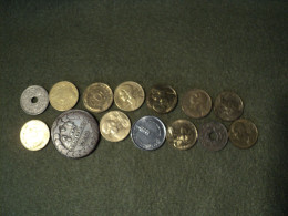 LOT DE 14 PIECES DE 5 CENTIMES DIFFERENTES. 1799 / 1998 - Lots & Kiloware - Coins
