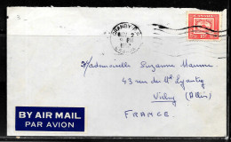 N492 - CANADA - LETTRE DE GRANBY DU 02/11/52 POUR LA FRANCE (VICHY) - Cartas & Documentos