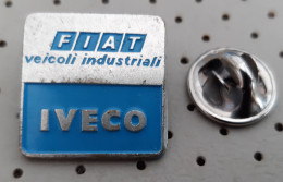 FIAT IVECO Car Logo Italy Vintage Pin Badge Size 17x17mm - Fiat