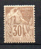 Col41 Colonies Générales N° 55 Neuf X MH Cote 55,00  € - Alphee Dubois