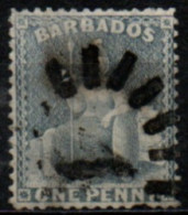 BARBADE 1875 O - Barbados (...-1966)