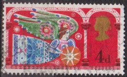 Noel 1969 - GRANDE BRETAGNE - Ange - N° 579 - Usados