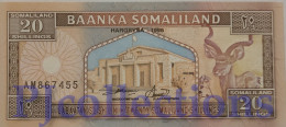 SOMALILAND 20 SHILLINGS 1996 PICK 3b UNC - Other - Africa