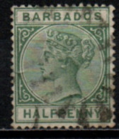 BARBADE 1882-6 O - Barbados (...-1966)