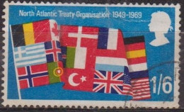 Organisation - GRANDE BRETAGNE - OTAN - Drapeaux - N° 560 - Used Stamps