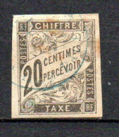 Col41 Colonies Générales Taxe N° 8 Oblitéré Cote 13,00  € - Taxe