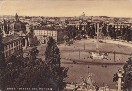 Cartolina Roma - Piazza Del Popolo - Piazze