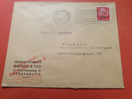 Alsace Lorraine - Enveloppe Commerciale De Strasbourg Pour Forbach En 1941 - Réf 3162 - Cartas & Documentos