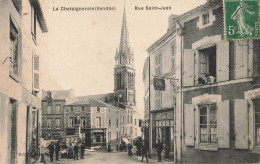 La Chataigneraie * Rue St Jean * Epicerie Mercerie * Villageois - La Chataigneraie