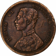 Thaïlande, Rama V, Att, 1895, Bronze, TB+, KM:22 - Thaïlande