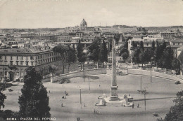 Cartolina Roma - Piazza Del Popolo - Piazze