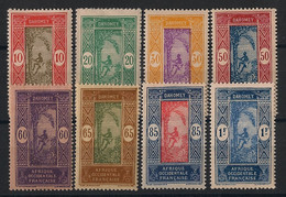 DAHOMEY - 1925-26 - N°YT. 70 à 78 - Série Complète - Neuf Luxe ** / MNH / Postfrisch - Unused Stamps