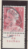 BANDE PUB -N°1011 -TYPE MULLER -15f ROSE -Obl PUB -LINCOLN (Maury 282) - Used Stamps
