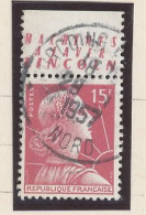 BANDE PUB -N°1011 -TYPE MULLER -15f ROSE -Obl PUB -LINCOLN (Maury 282) - Used Stamps