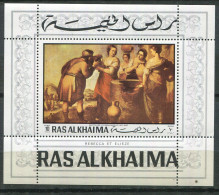 Ras Al-Khaima ** Bloc N° 77 A (ref. Michel) - Tableau De Murillo - Ras Al-Khaima