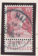 BANDE PUB -N°1011 -TYPE MULLER -15f ROSE -Obl PUB -HAHN (Maury 279) - Used Stamps