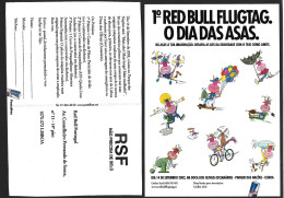 Red Bull. Drink. Beverage. Entire Postcard From The 1st Red Bull Flugtag At The Oceanário In Lisbon 2002.Rode Sti - Otros & Sin Clasificación