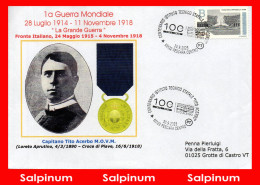 ANNULLO GRANDE GUERRA ACERBO TITO M.O.V.M. - 2021-...: Poststempel