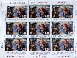 VATICAN 2024, CENTENARIO "IL SOGNO DI DON BOSCO" MINISHEET MNH** - Nuovi