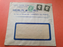 Enveloppe Commerciale De Paris En 1946 - Réf 3175 - 1921-1960: Période Moderne