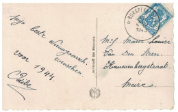 TP 426 S/CP Fantaisie Obl. Relais - Etoiles Borsbeek (VL) 1943 > Meire - Postmarks With Stars