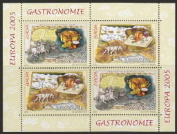 CEPT 2005 Roumanie Roemenie Yvertn° Bloc 289 II *** MNH Cote 17 € La Gastronomie - 2005