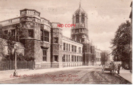 OXFORD - CHRISTCHURCH COLLEGE. Animé .1910 Carte Impeccable. - Oxford