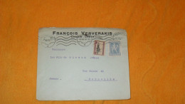 ENVELOPPE ANCIENNE DE 1933../ FRANCOIS VERVERAKIS CANDIE CRETE...CACHETS HPAKAEION POUR MARSEILLE ARRIVEE + TIMBRES X2 - Lettres & Documents
