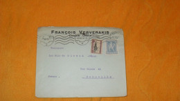 ENVELOPPE ANCIENNE DE 1933../ FRANCOIS VERVERAKIS CANDIE CRETE...CACHETS HPAKAEION POUR MARSEILLE ARRIVEE + TIMBRES X2 - Brieven En Documenten