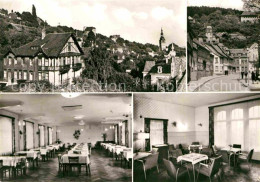 72730504 Frankenhausen Bad Ortsansicht Mit Kirche Kurheim Parkhotel Speisesaal B - Bad Frankenhausen