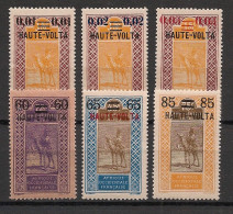 HAUTE-VOLTA - 1922 - N°YT. 18 à 23 - Série Complète - Neuf * / MH VF - Unused Stamps