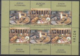 CEPT 2005 Bosnie Serbe (Pale) Yvertn° 306-07 *** MNH Cote 19,50 € Feuillet Complète - 2005