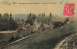 Pacy Sur Eure * 1906 * Domaine De Sagout * Sagou * Cpa Toilée Colorisée - Pacy-sur-Eure