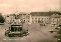 72729745 Wismar Mecklenburg Markt Mit Wasserkunst Und Rathaus Wismar - Wismar