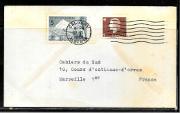 N490 - CANADA - LETTRE DE CALGARY DU 22/06/65 POUR LA FRANCE (MARSEILLE) - Storia Postale