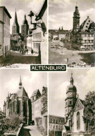 72729659 Altenburg Thueringen Rote Spitzen Doppeltuerme Wahrzeichen Rathaus Mark - Altenburg