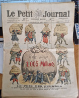 Le Petit Journal N°1497 - 31 Août 1919 - Le Prix Des Guerres - Les Maisons Aussi Ont Leur Destin - Le Petit Journal