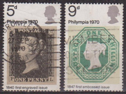 Phylimpia - GRANDE BRETAGNE - Exposition Philatélique - N° 599-600 - 1970 - Used Stamps
